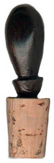 Bouchon à vin ébène